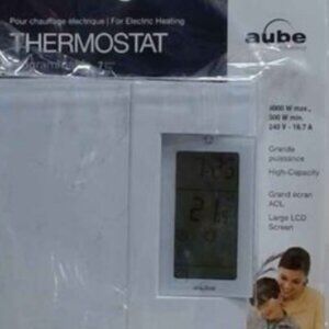 Aube Technologies TH106 Electric Heating 7-Day Thermostat New open Box